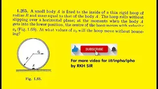 SOLUTION OF IRODOV PROBLEM 1.265(RIGID BODY DYNAMIC) BY RKH SIR