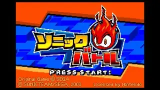 【GBA】ソニックバトル【実況なし/ゲームボーイアドバンス/720p/60fps/GAMEBOY ADVANCE/レトロフリーク】