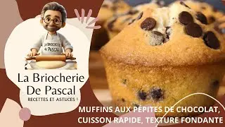 Muffins aux Pépites de Chocolat – Cuisson rapide, texture fondante - La Briocherie de Pascal