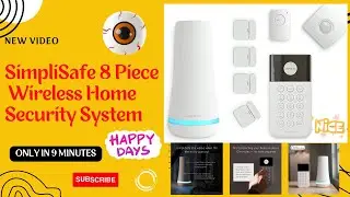 Amazon com  SimpliSafe 8 Piece Wireless Home Security System   Optional 24 7 Professional Monitoring