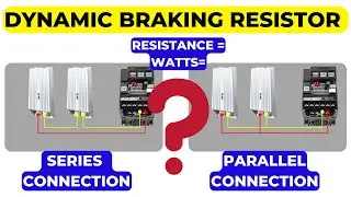 🔴Dynamic braking resistor series and parallel connection | braking resistor calculation | vfd wiring