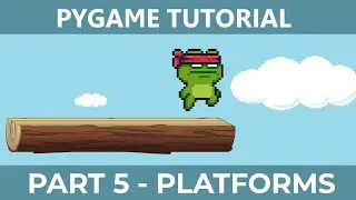 PyGame Endless Vertical Platformer Beginner Tutorial in Python - PART 5 | Platforms