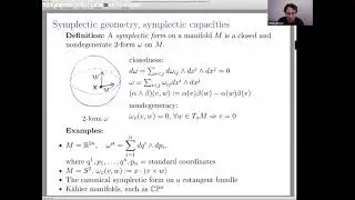Fabian Ziltener - Generating sets for symplectic capacities