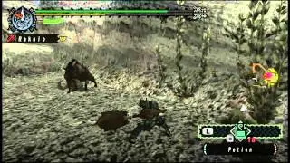 Monster Hunter Freedom: Village quest walkthrough Ep 41 - Ultimate Ore Mining?