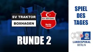 #SpielDesTages: COSY-WASCH Landespokal RUNDE 2 - SV Traktor Boxhagen Vs. BSV Hürtürkel