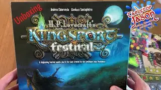 HP Lovecraft Kingsport Festival Board Game Unboxing