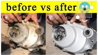 Bike Engine Corrosion Cleaning | Full Restoration Before After 😱
