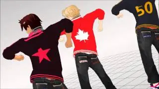 [hetalia MMD] Get Lucky