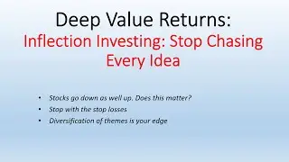 Deep Value Returns: Inflection Investing; Stop Chasing Every Idea