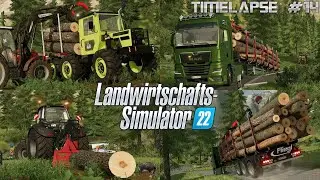 Ein ungewöhnlicher MB Trac UMBAU? 😱🚜💨 HOLZTRANSPORT mit HINDERNISSEN! 🌲🚛💨 | [LS22] - Timelapse #14