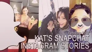 Katharine McPhee's snapchat/instagram stories | February 2017