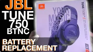 Battery Replacement of JBL TUNE750BTNC headphones (how to)