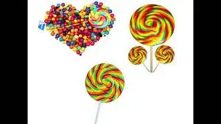 rainbow big lollipop processing line
