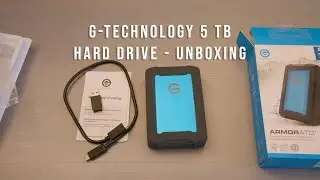 G-Technology 5 TB ArmorATD - Unboxing