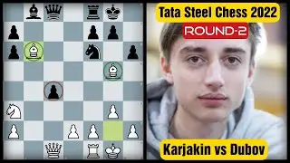Just 23 Moves Long || Sergey vs Dubov || Tata Steel Chess 2022 || Round-2