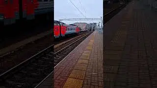 Ухоженный кософар! ЭД4М 0427 | Пл. Тульская | #train #trainspot #эд4м #кософар