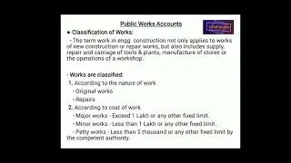 Public Works Accounts #CivilEngineering #Lecture