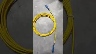 SC-SC Single Mode Simplex 3mm Patch Cords. #patchcord #fiberoptic #splicemachine #otdr #otdr_test