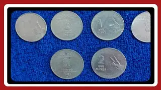 2011 - 1 Rupee + 2 Rupees HASTA MUDRA COIN......