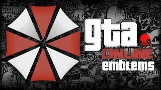 GTA V - Resident Evil Logo - Custom Crew Emblem Tutorial ( Grand Theft Auto 5 ) Screetch2009