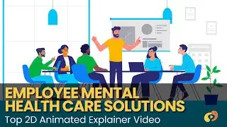 Employee Well-being at Workplace : 2D Character Animation video of Employee Mental Healthcare