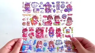 [ASMR]Super cute princess story stickers!