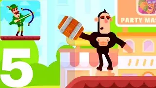 Mr.Moyer || Bowmasters || (Android,ios) Gameplay - Walkthrough