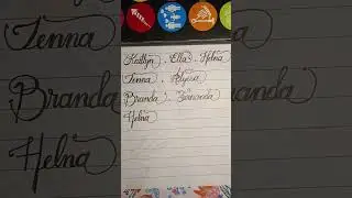 Name calligraphy fonts#handwriting #calligrphylearning#calligraphy#lettering #learning#cursive#art 