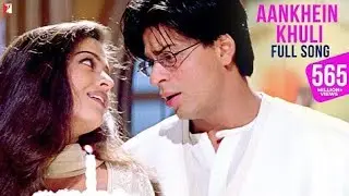Aankhein Khuli Song | Mohabbatein | Shah Rukh Khan, Aishwarya Rai | Lata Mangeshkar, Udit Narayan