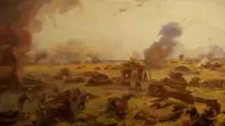 Battle of Kursk as portrayed in the WW2 museum in Moscow