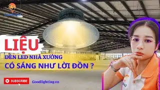 Đ&egrave;n Led Nh&agrave; Xưởng 100W Si&ecirc;u S&aacute;ng | Đ&egrave;n Led Goodlight Goodlighting.vn