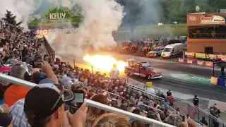 BOB MOTZ JET TRUCK DAYTIME RUN. LOST FOOTAGE. 