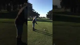 Bayonet golf driver hole 18