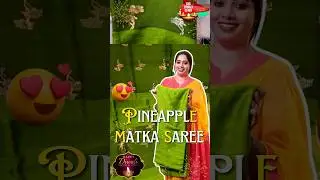 Pineapple Matka Saree Collections 💕| CODE :TB164 #thanviboutique #DiwaliCollection