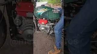 teste motor estacion&aacute;rio na moto