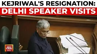 Delhi Speaker Visits Kejriwal Amidst Resignation Announcement, AAP Leaders Urge Him to Stay