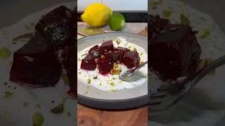 ENSALADA DE REMOLACHA Y YOGURT 🥗 &iexcl;Mi receta preferida con remolacha! #receta #youtubeshorts