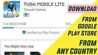 How to download Pubg LITE from Google Play Store