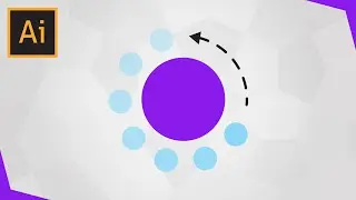 Как дублировать/поворачивать объекты по кругу в Adobe Illustrator CS6