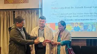 Department of Biotechnology Farewell Programme in Honor of Prof.Dr Subodh K Upadhyaya on Retirement.