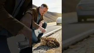 Kind Man Saves Her & 4 Baby Rabbits&rdquo; #rabbit #wildliferescue