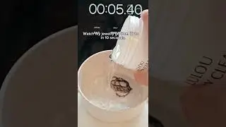 Watch my jewelry go from 🗑️ to ✨ in 10 seconds. #jewelry #jewellery #jewellerycleaning #fyp 