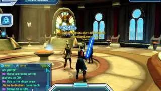 Brandon Nicholas tour around the Jedi Temple