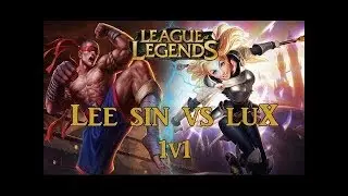 1v1 with redmercy jr (lee sin vs lux)