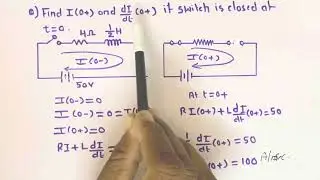 Numerical on Initial Condition of Inductance & Resistance | Circuit Theory | Network Analysis