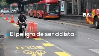 #LaFuerzaDeLaVerdad | &ldquo;Me golpearon por denunciar&rdquo;: agreden a ciclista en ciclov&iacute;a de Insurgentes
