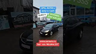 Opel Astra J 2012 1.7 CDTI 125 CP euro 5