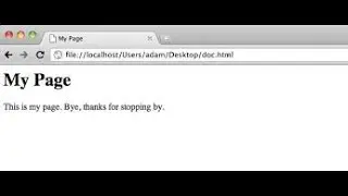 How will look the website with just HTML