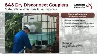 How to use dry disconnect couplers