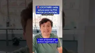 🏠 Location : cette astuce pour ne pas payer la caution ! (100% gratuit !) #locationimmobiliere